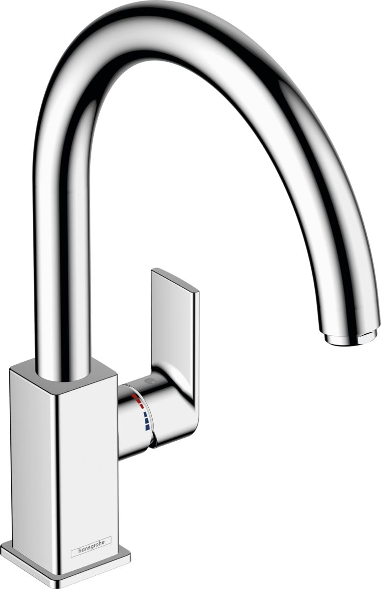 Bateria kuchenna Hansgrohe Vernis Shape M35 stojaca chrom (71871000) 71871000 (4059625321355) jaucējkrāns