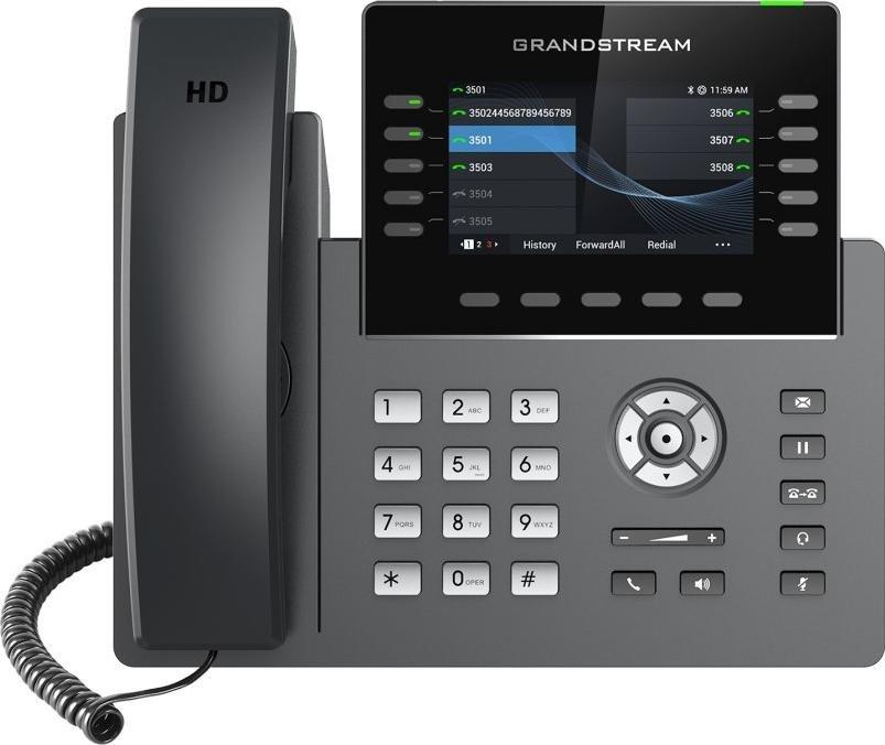 Grandstream Networks GRP2615 IP phone Black, Grey 10 lines TFT Wi-Fi IP telefonija