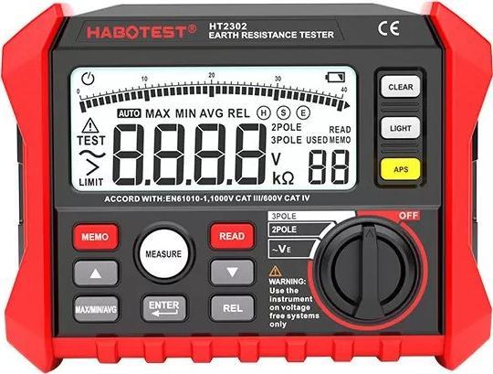 Habotest Miernik rezystancji uziemienia Habotest HT2302