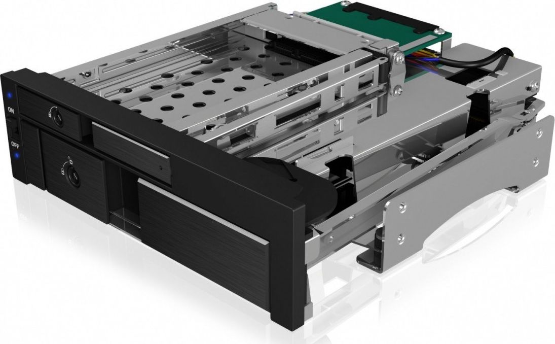 ICY BOX IB-173SSK 1x2,5+1x3,5 to 1x5,25 cietā diska korpuss