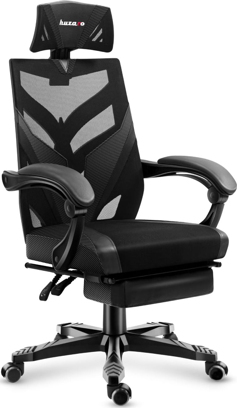 HUZARO COMBAT 5.0 BLACKGAMING CHAIR datorkrēsls, spēļukrēsls