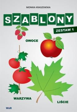 Szablony - Zestaw 1 - Owoce, warzywa, liscie 160138 (9788389807946) galda spēle