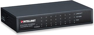 Intellinet switch 8x10/100 Metal, Desktop Size komutators