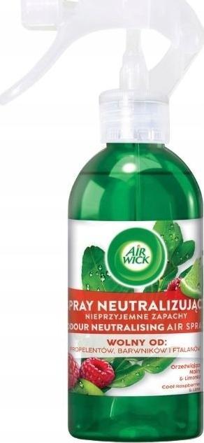 Air Wick Spray neutralizujacy nieprzyjemne zapachy Orzezwiajace Maliny & Limonka 237ml 5908252004744 (5908252004744)