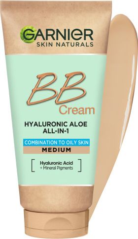 Garnier Hyaluronic Aloe All-In-1 BB Cream nawilzajacy krem BB do skory mieszanej i tlustej Sniady 50 ml 3600542415033 (3600542415033) tonālais krēms