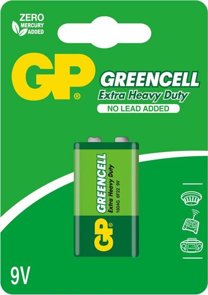GP Batteries 1604GLF-U1 9V | 6F22 Baterija