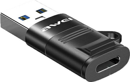 Awei CL-13 USB-C - USB Adapter Black (AWEI084BLK)