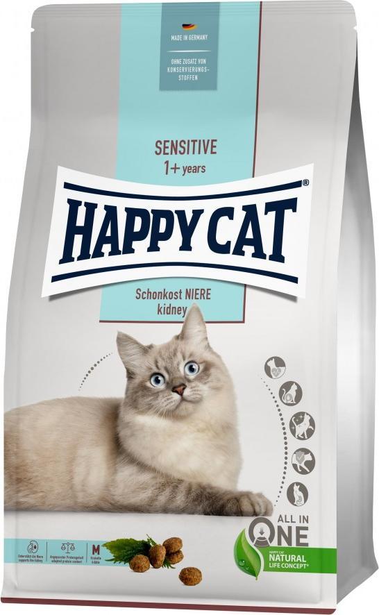 Happy Cat Sensitive Kidney, sucha karma, dla kotow doroslych, dla zdrowych nerek, 300 g, worek HC-1047 (4001967141047) kaķu barība