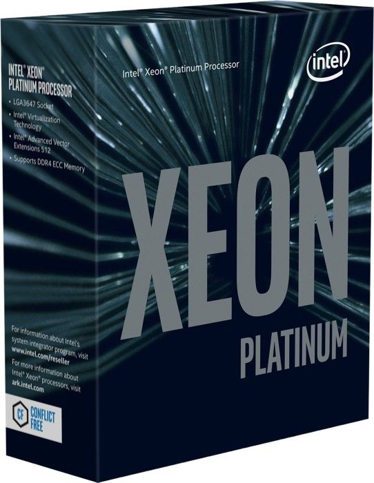 Xeon Platinum 8180 BOX  28C, 2.5GHz, 205W CPU, procesors