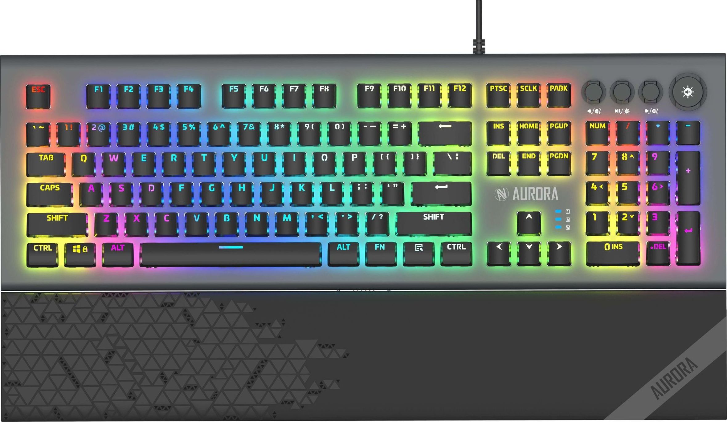 KEYBOARD I-BOX AURORA K-5, MECHANICAL, GAMING klaviatūra