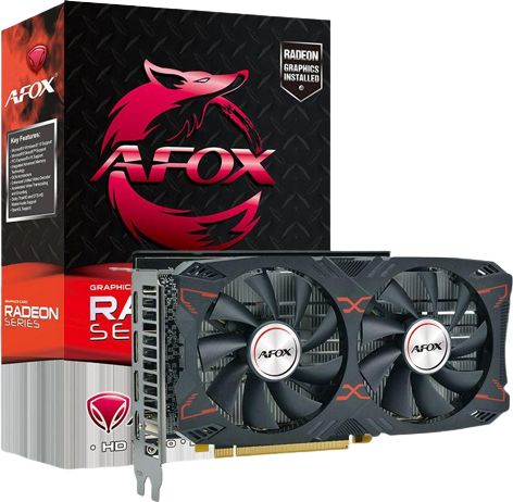 AFOX Radeon RX 5500XT 8GB GDDR6 128BIT HDMI 3xDP ATX DUAL FAN AFRX5500XT-8GD6H7 video karte