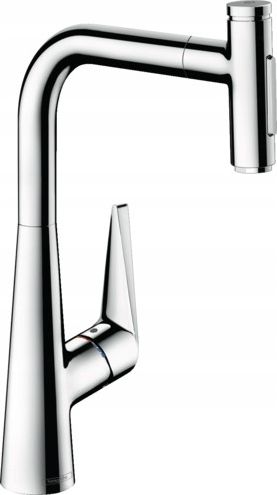 Bateria kuchenna Hansgrohe Talis Select stojaca chrom (73867000) 73867000 (4059625176085) jaucējkrāns