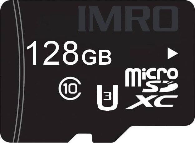 Karta Imro MicroSDXC 128 GB Class 10 UHS-I/U3  (2_408394) 2_408394 (5902768015676) atmiņas karte