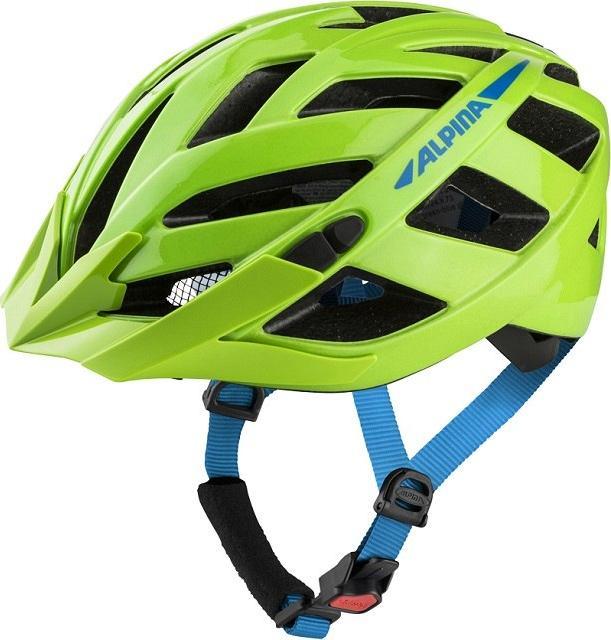 ALPINA PANOMA 2.0 GREEN-BLUE GLOSS helmet 52-57 new 2022 Sporta aksesuāri