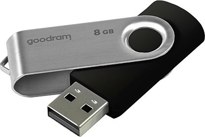 GOODRAM  8GB UTS2 BLACK USB 2.0 USB Flash atmiņa