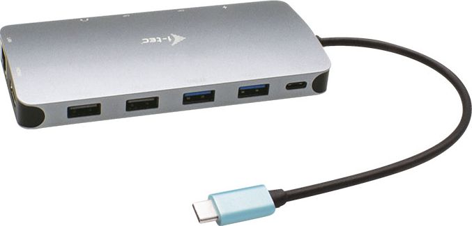 I-TEC USB-C Metal Nano Dock 3xDisplay+PD aksesuārs portatīvajiem datoriem