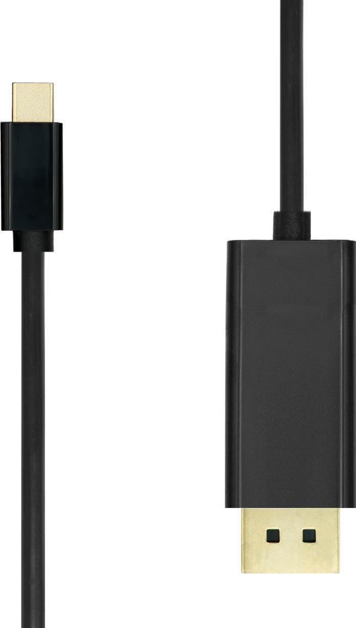 Kabel USB ProXtend USB-C - DisplayPort 2 m Czarny (JAB-6988713) JAB-6988713 (5714590106268) USB kabelis