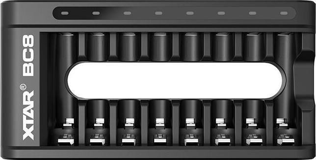 XTAR BC8 battery charger  R03 / AAA and R6 / AA Li-ion 1,5V / NiMH Baterija