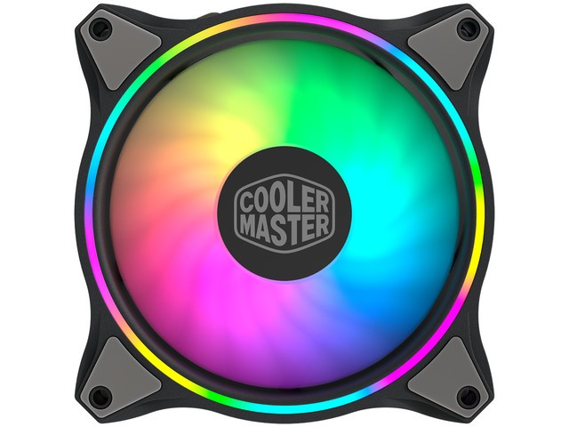 Cooler Master MasterFan MF120 HALO Fan 1-pack Sort 120 mm ventilators