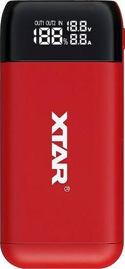 XTAR PB2S blue battery charger / power bank to Li-ion 18650 / 20700 / 21700 Baterija