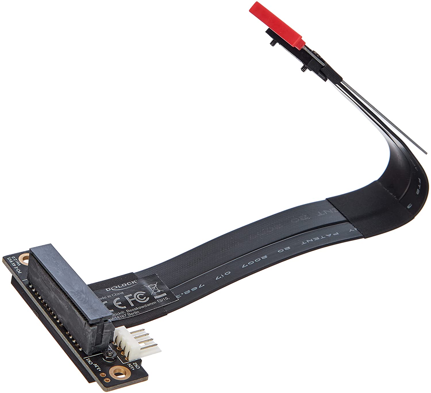 DeLOCK M.2 Key M> PCIe x4 NVMe w. - + 20cm cable 64132 (4043619641321) aksesuārs datorkorpusiem