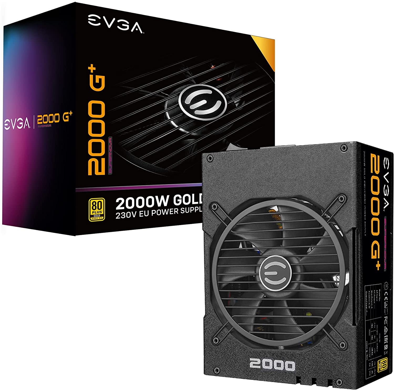 EVGA 2000W SUPERNOVA GP Modular (80+Gold) Barošanas bloks, PSU