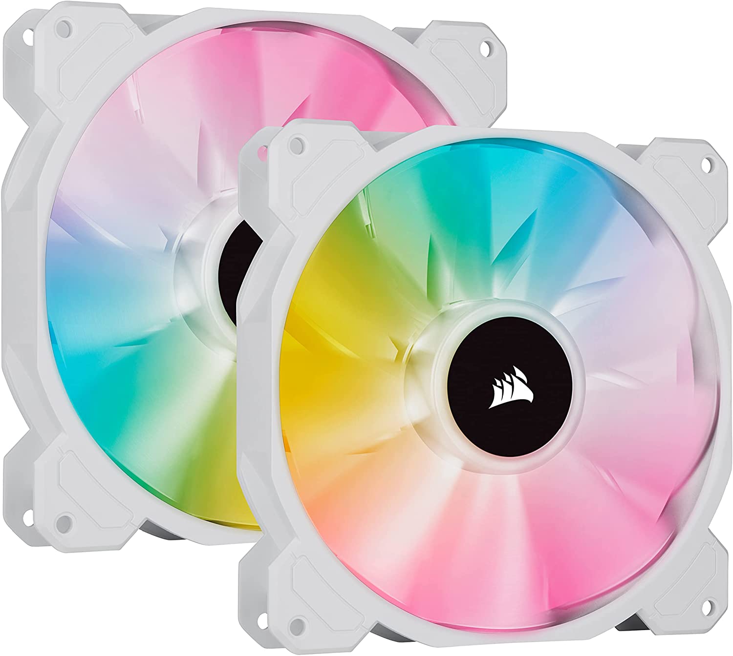 CORSAIR SP140 RGB ELITE White 140mm Fan aksesuārs datorkorpusiem