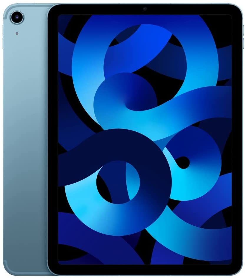 Apple iPad Air 5G LTE 64 GB 27.7 cm (10.9") Apple M 8 GB Wi-Fi 6 (802.11ax) iPadOS 15 Blue 0194252806708 Planšetdators