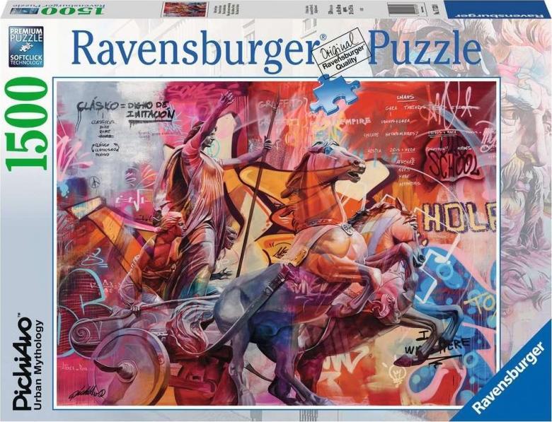 Ravensburger Puzzle 1500 elementow Nike. Bogini Zwyciestwa GXP-817194 (4005556171330) puzle, puzzle