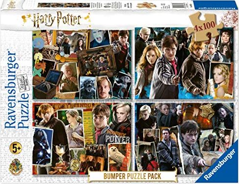 Ravensburger Ravensburger 06832 Harry Potter: ukladanka 4x100 elementow puzle, puzzle