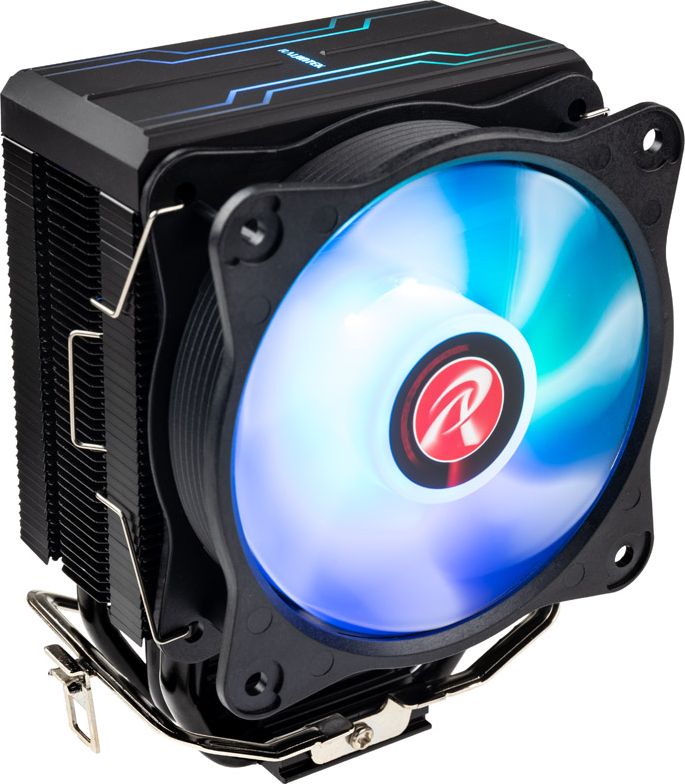 Raijintek ELEOS RBW CPU-Kuhler, 100mm - schwarz procesora dzesētājs, ventilators