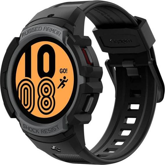 Spigen Pasek Spigen Rugged Armor Pro Samsung Galaxy Watch 4 40mm Charcoal Grey SPN1931GRY (8809756649097)