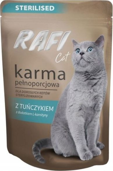 Rafi RAFI KOT saszetka 100g STERILISED TUNCZYK /10 VAT012024 (5902921302353) kaķu barība