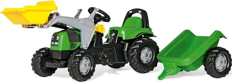Rolly Toys Traktor Deutz-fahr Kid Z Przyczepka 023196 Lek (4006485023196)
