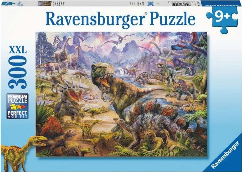 Ravensburger Puzzle for children 2D Dinosaurs 300 pieces puzle, puzzle