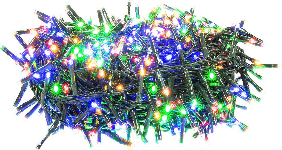 Lampki choinkowe Retlux 600 LED kolorowe 50002881 (8590669223770) Ziemassvētku lampiņas