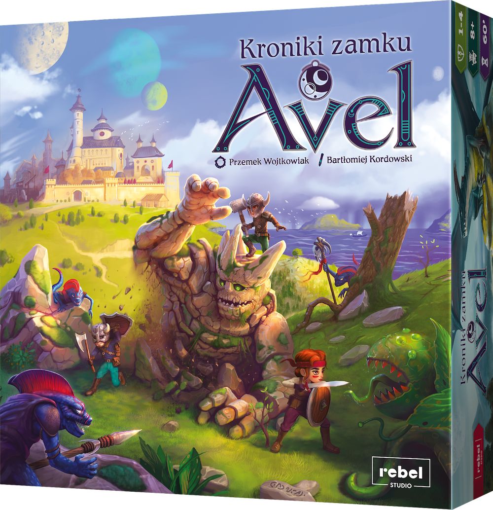 Rebel Board Game Chronicles of Avel Castle (poļu valoda) galda spēle