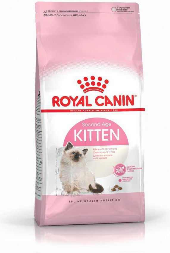 Royal Canin Kitten karma sucha dla kociat od 4 do 12 miesiaca zycia 4kg 05071 (3182550702447) kaķu barība