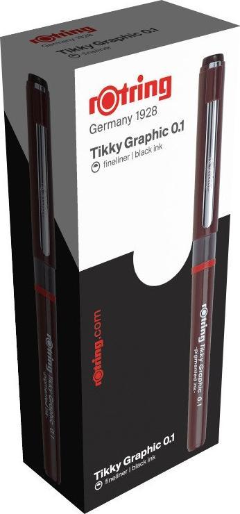 Rotring Cienkopis TIKKY GRAPHIC 0,1mm ROTRING 1904750 pi 3570154. (3501170814734)