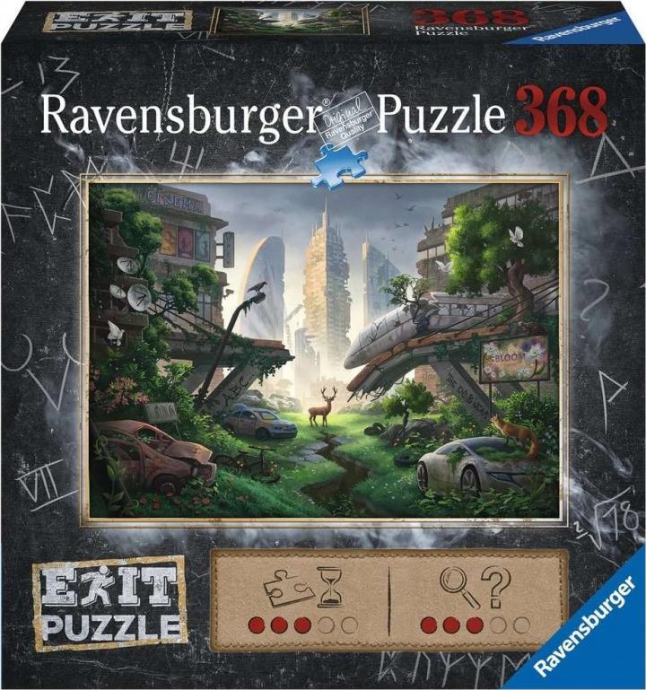 Ravensburger Puzzle EXIT Opustoszale miasto 368 elementow GXP-817193 (4005556171217) puzle, puzzle