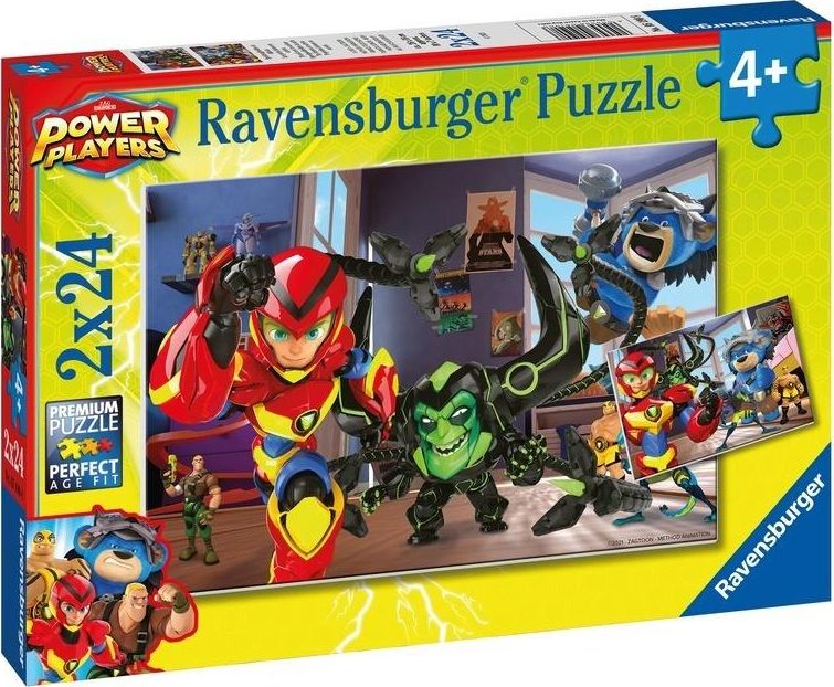 Ravensburger Puzzle 2x24 Power Players 422680 (4005556051908) puzle, puzzle