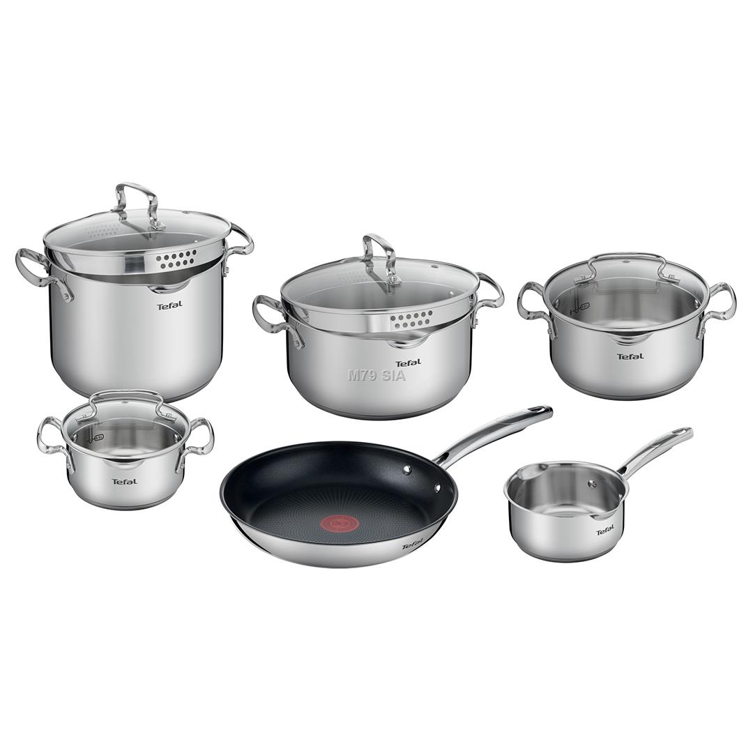 Tefal Duetto+ G732SA55 pan set 10 pc(s) Pannas un katli