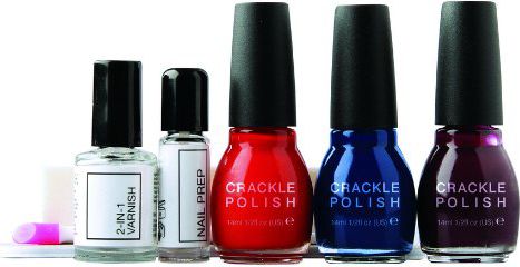 Rio Zestaw do pielegnacji paznokci Crackle Nails Party (RIO NCRP) 754558 (5019487083913)