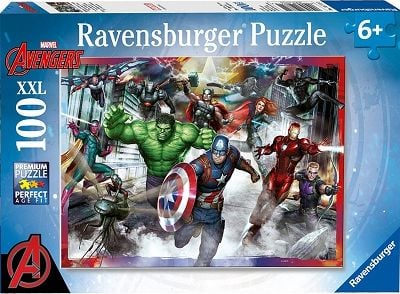 Ravensburger Puzzle 100 Avengers Zgromadzenie XXL 367391 (0810973033093) puzle, puzzle