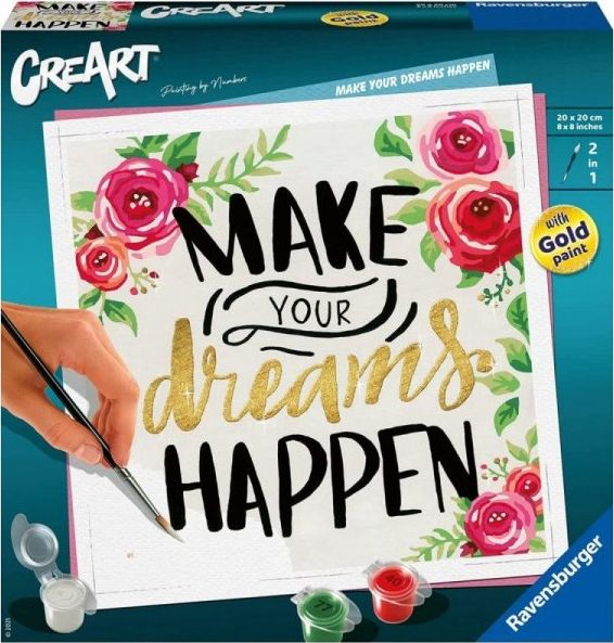 Malowanka CreArt Make your dreams happen GXP-794095 (4005556290284)