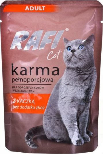 Rafi Kot saszetka ADULT KACZKA /10 100g VAT012025 (5902921302346) kaķu barība
