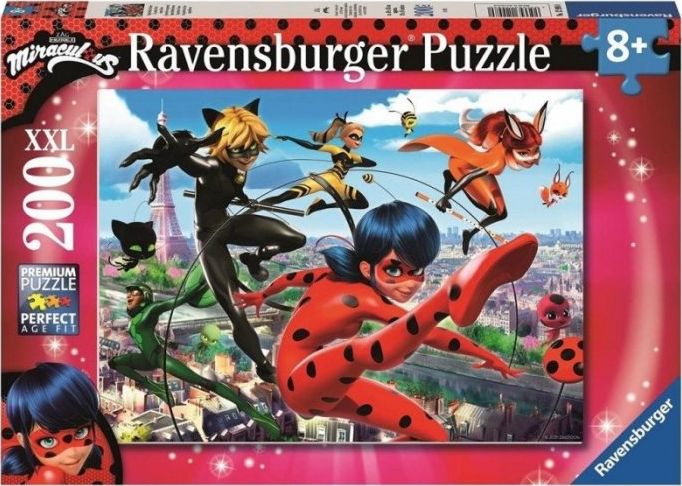 Ravensburger Miraculum Biedronka i Czarny Kot GXP-790235 (4005556129980) puzle, puzzle