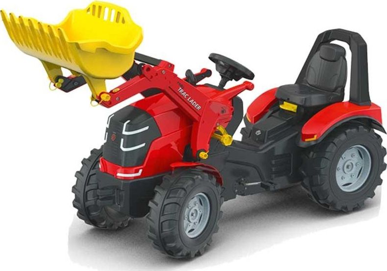 Rolly Toys Traktor na Pedaly X-Track z Lyzka Ciche Kola PREMIUM 3-10 Lat 4006485651009 (4006485651009)