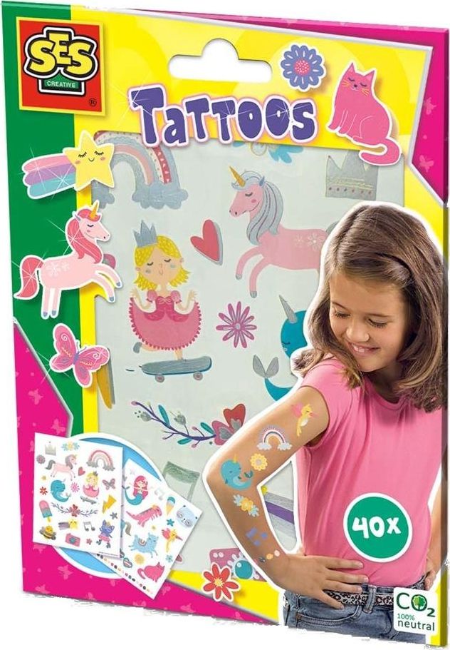 SES Tatuaze dla dziewczynek - bajki 447697 (8710341146733)