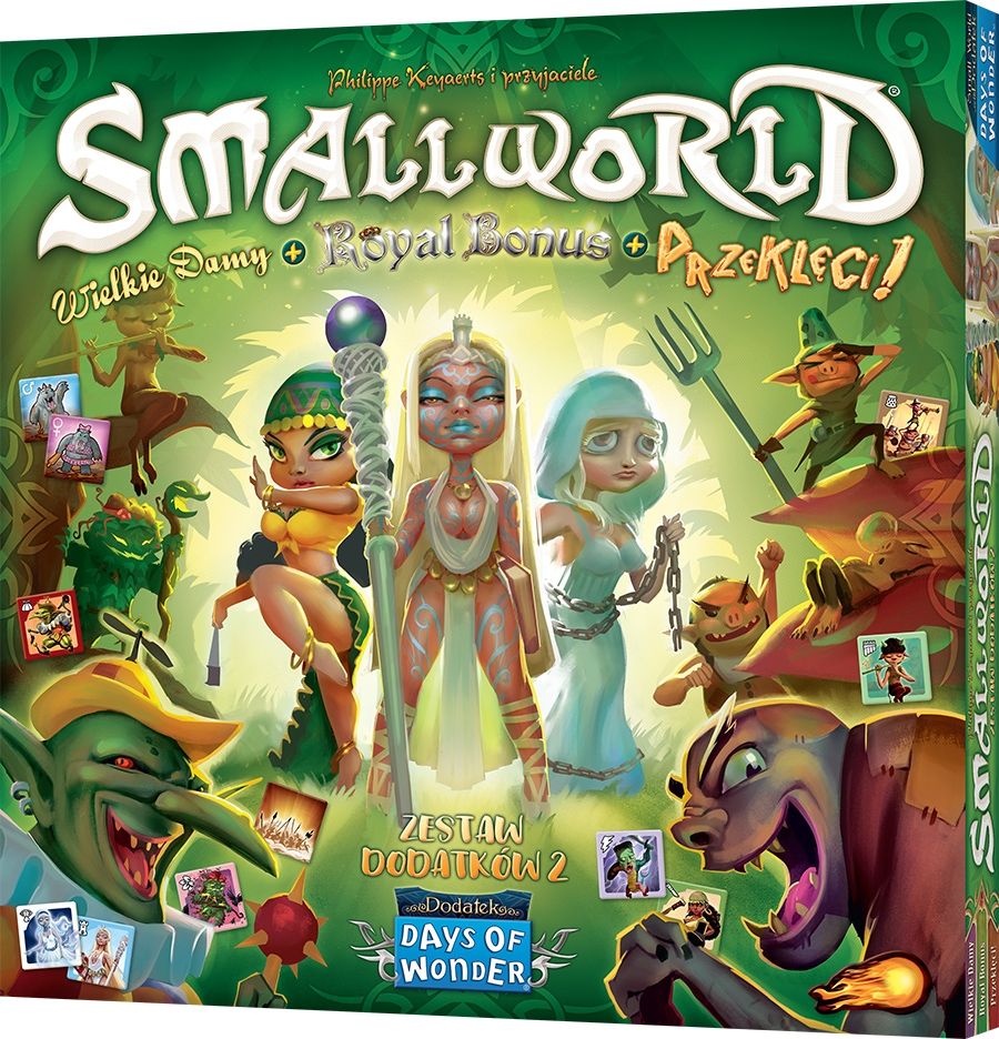 Rebel Expansion to the game Small World: Great Ladies + Royal Bonus + The Cursed! (poļu valodā) galda spēle